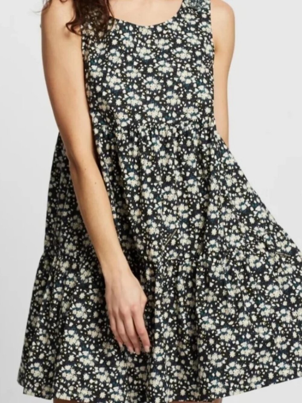 Mark Jacobs Daisy Print Sleeveless Tent Dress